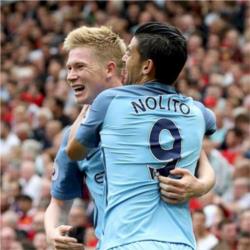 Manchester United 1 Manchester City 2 - accomplished performance sees Blues extend lead at top