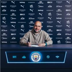 Pep Guardiola signs two-year contract extension