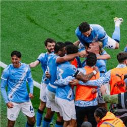 Manchester City 3 Manchester United 0: match report